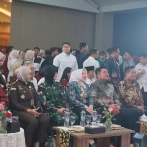 Hadiri Pembukaan HKG PKK Ke-54 dan Rakerda Dekranasda Sumsel Hj Ratna Machmud